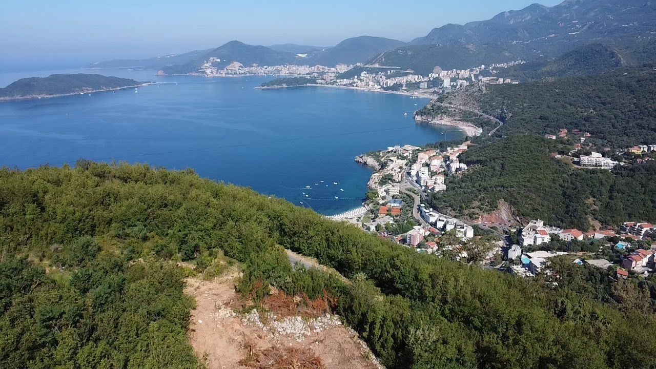 Čelobrdo,Sveti Stefan-Plac 986m2 sa pogledom na Budvansku rivijeru - Amfora Real Estate