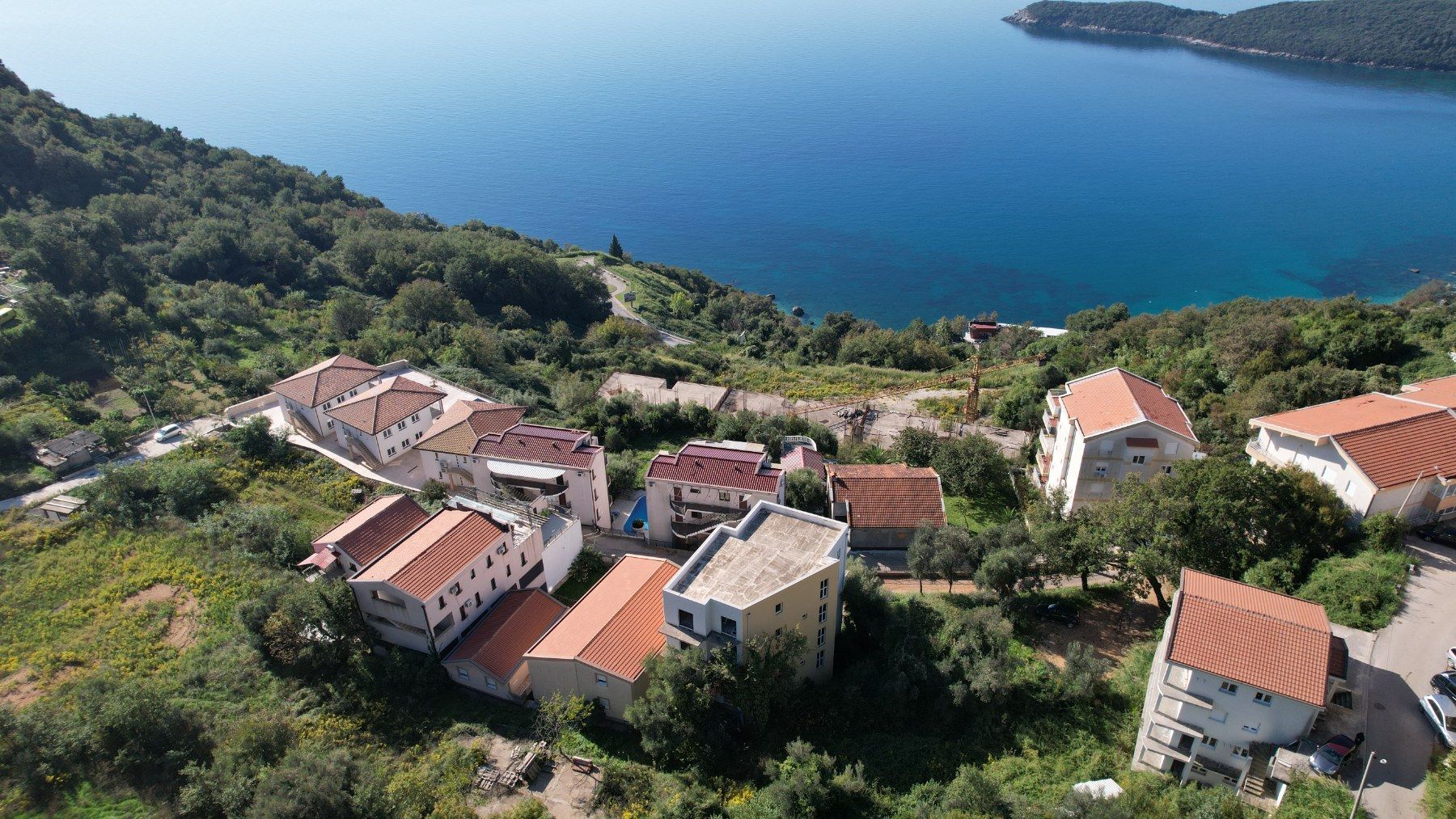 PLAC 500M2 SA POGLEDOM NA MORE U PRIJEVORU, BUDVA - Amfora Real Estate