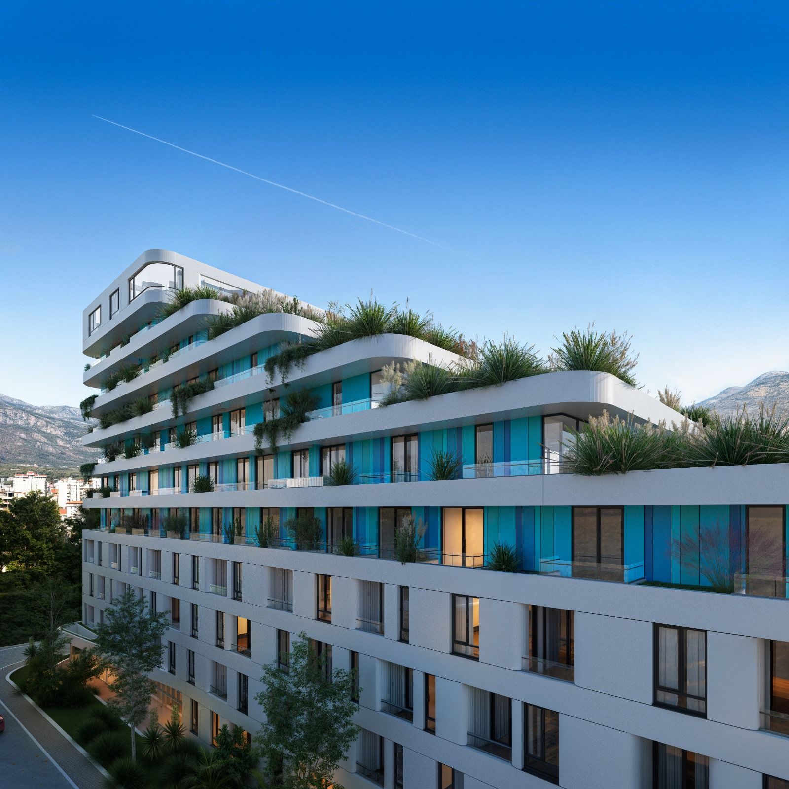 Prodaja stanova u ekskluzivnom kompleksu sa bazenom,Bar (Jednosoban stan 48.74m2) - Amfora Real Estate