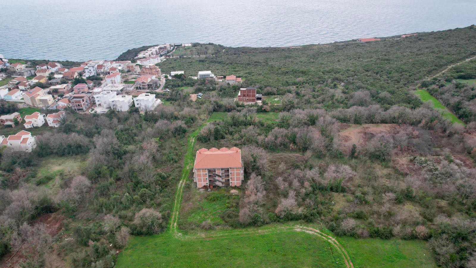 Urbanizovano zemljište 615m² sa pogledom na more – Krimovica, Kotor - Amfora Real Estate