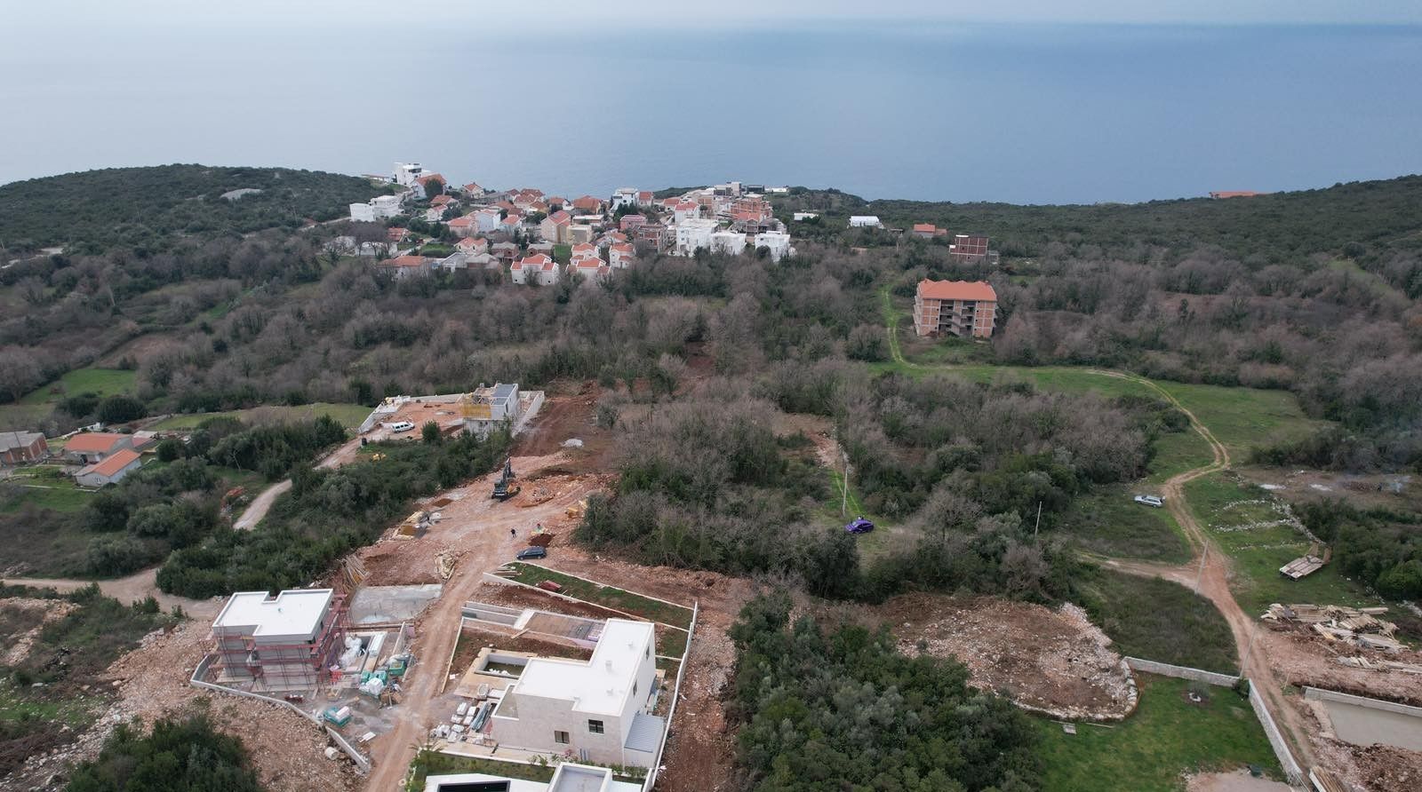 Urbanizovano zemljište 404m² sa pogledom na more – Krimovica, Kotor - Amfora Real Estate