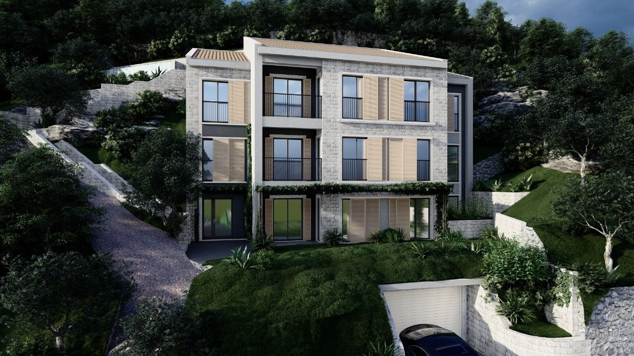 Jednosoban stan 34,50 m² sa terasom i panoramskim pogledom na more – Kamenovo, Budva - Amfora Real Estate