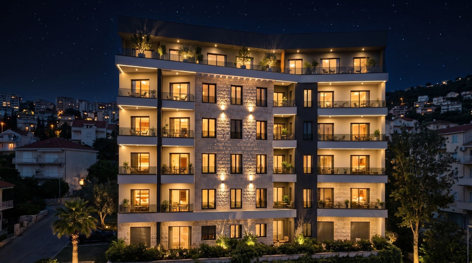 Studio apartman 32,81m2 sa pogledom na more u novom kompleksu u izgradnji – Bečići - Amfora Real Estate