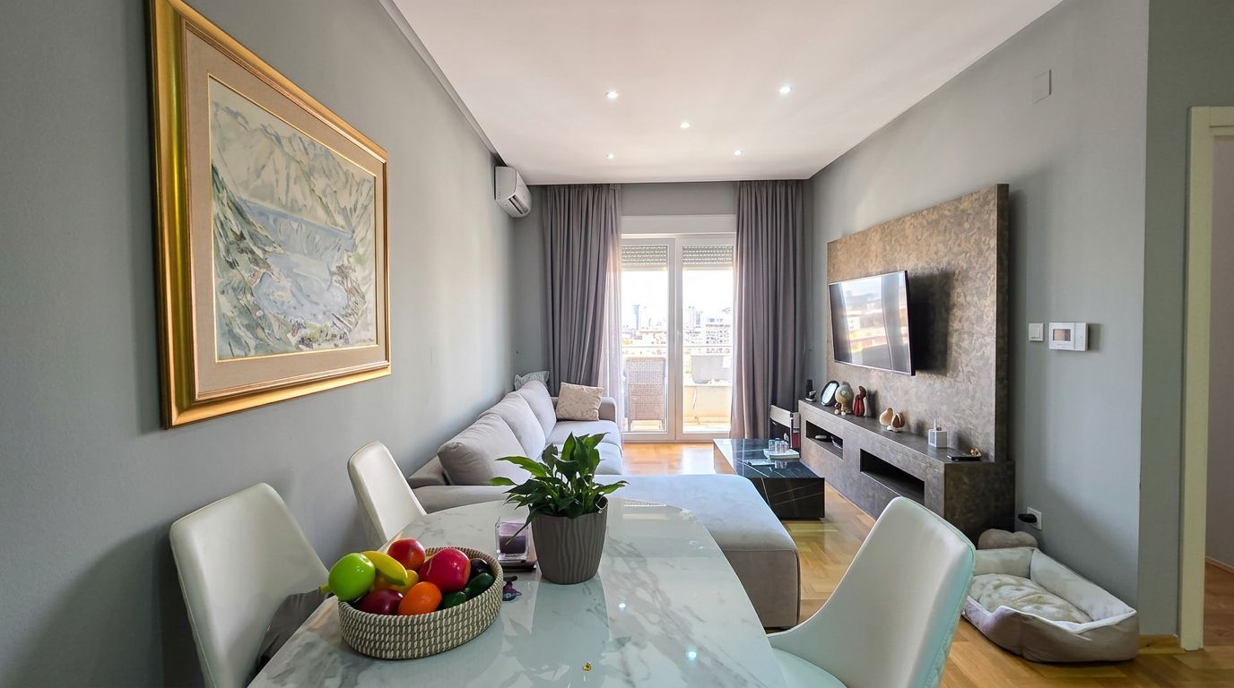 Prodaja luksuzno opremljenog jednosobnog stana 44 m² sa garažom – Budva - Amfora Real Estate