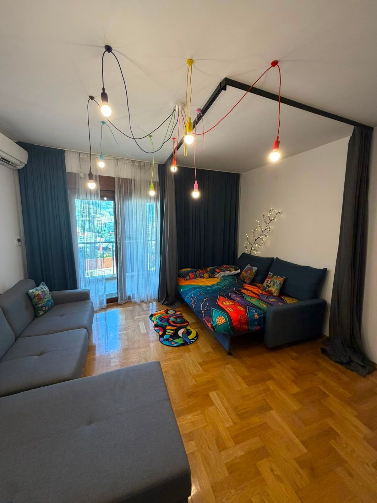 Moderan studio apartman 42m2 sa pogledom na more i grad, Anatolia, Bečići (na period od 01.10.2026 do 01.06.2027) - Amfora Real Estate