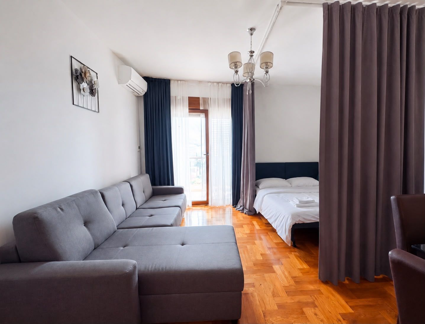 Moderno opremljen studio apartman 42m2 sa pogledom na more-Becici,Anatoilia - Amfora Real Estate