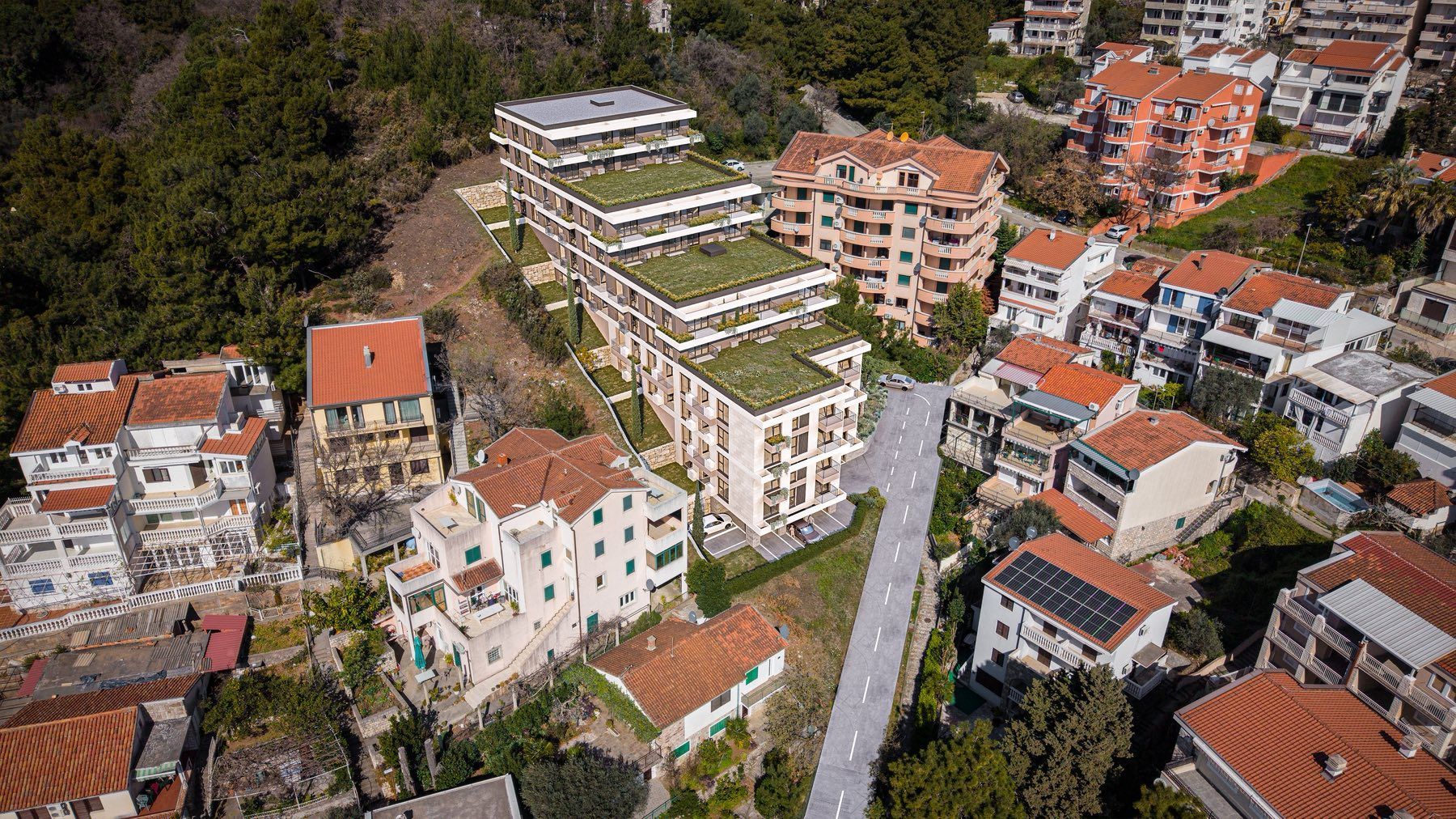 Prodaja jednosobnog stana 53.03m² u novom kompleksu u izgradnji – Petrovac, Budvanska rivijera | 150 m od mora - Amfora Real Estate